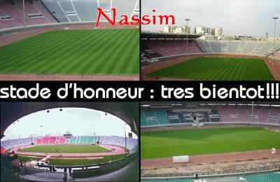 Stade D'Honneur....Soon
