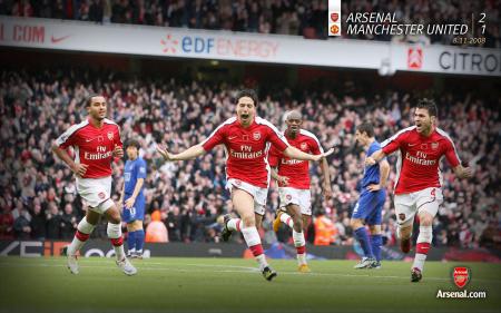 <center>Arsenal 2-1 Man Utd